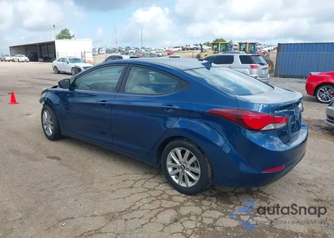 2015 Hyundai Elantra Se z USA, uszkodzony, nr VIN KMHDH4AE3FU350926